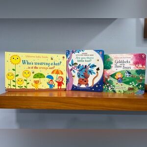 USBORNE Lot Of 3 Baby Toddler Kids Books Nursery Fiction Pre Loved EXCELLENT